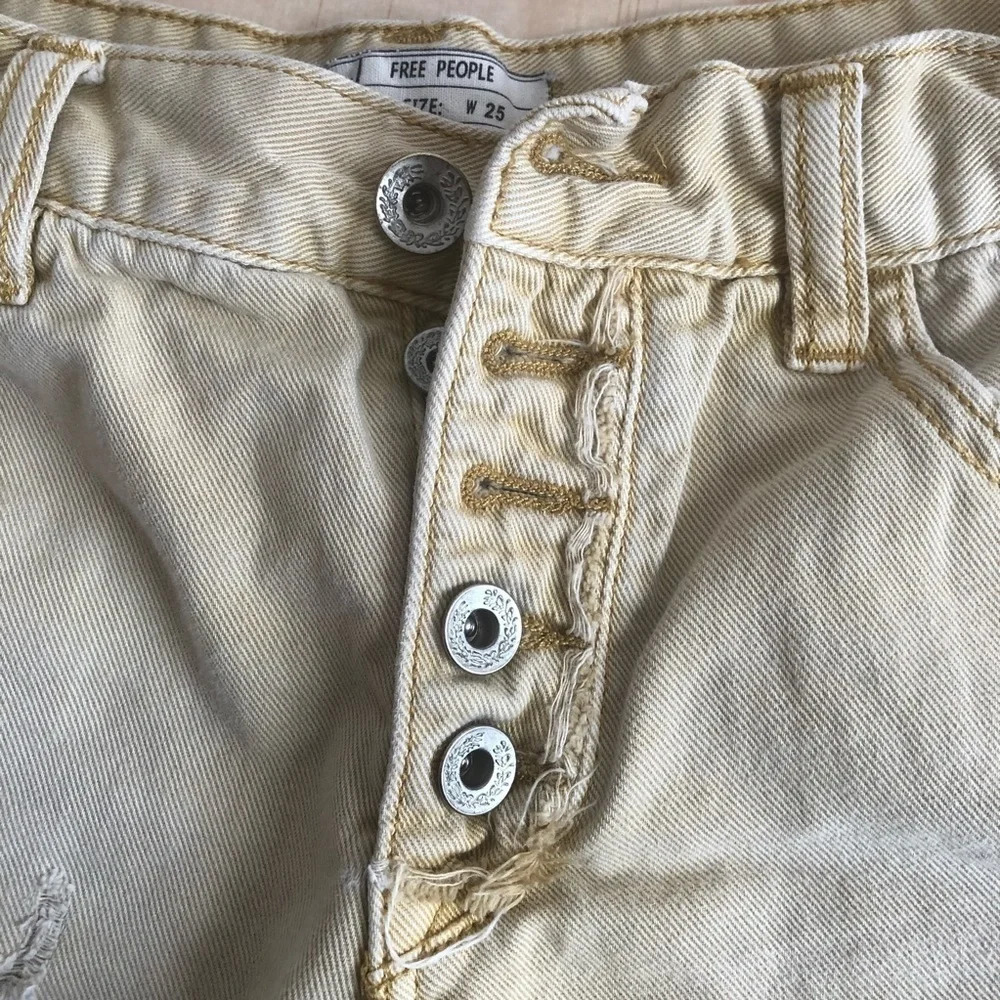 Free People | distressed shorts - Picture 3 of 4